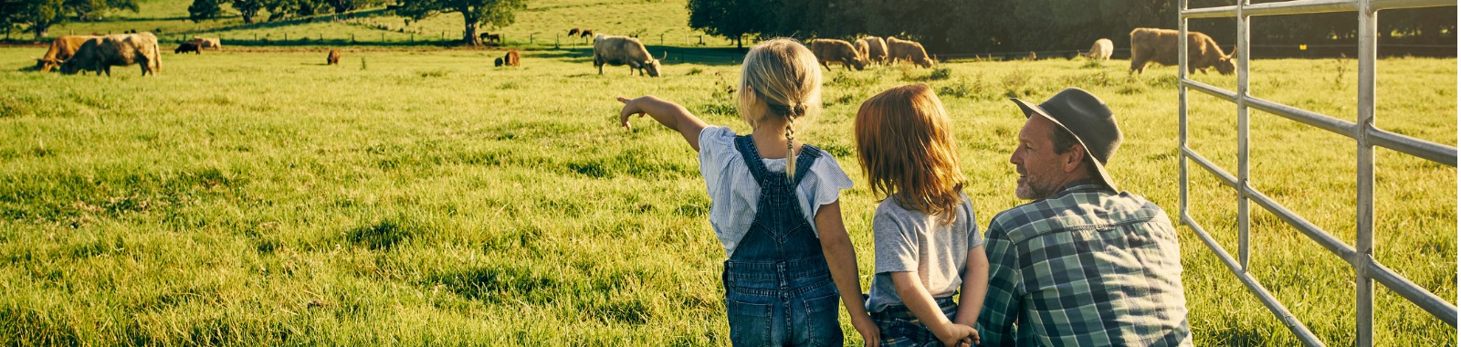 kids on farm